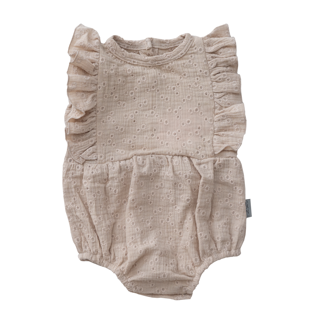 Bodysuit Ruffles - Embroidery Sand