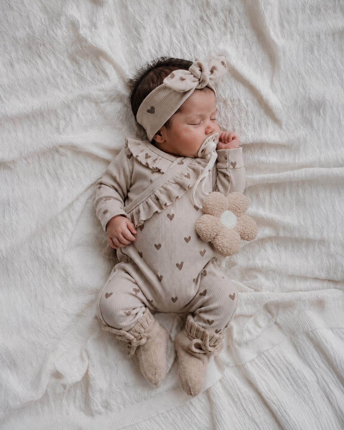 Speenknuffel Daisy - Beige