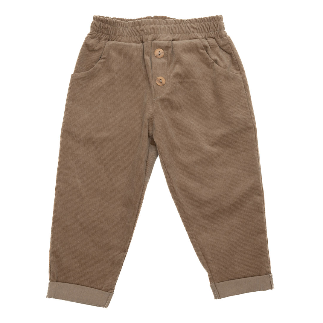 Broek Washed Corduroy - Camel