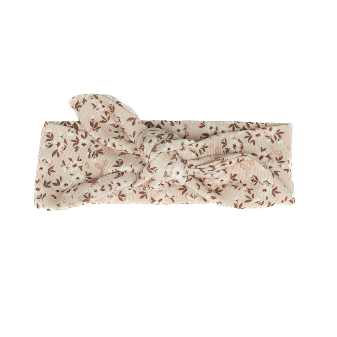 Haarband Flowers Beige
