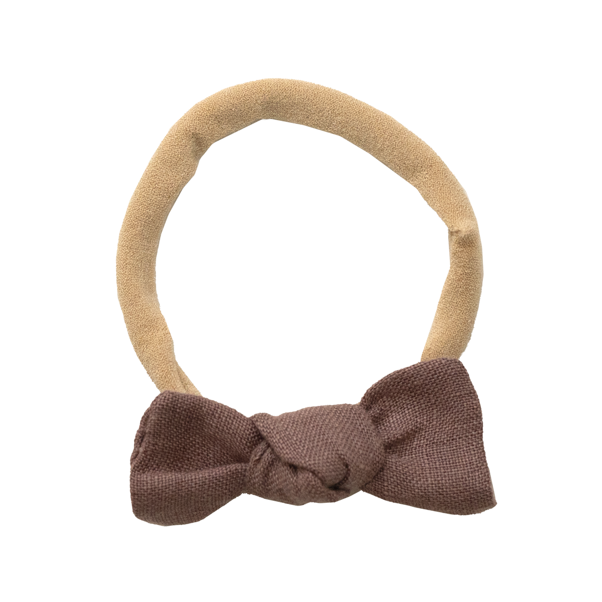 Haarband Strikje Linen - Old Mauve