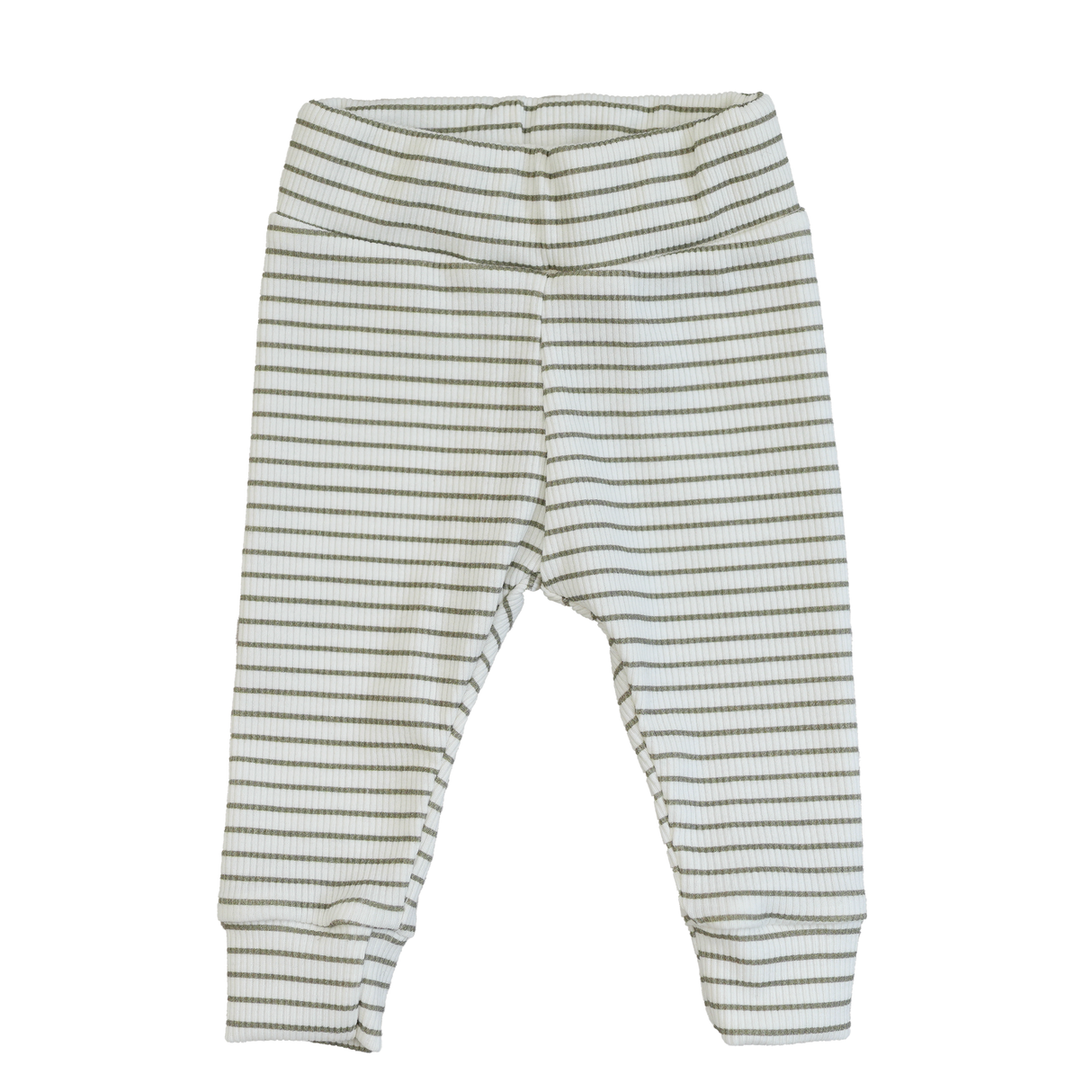 Legging - Stripes Olive Green