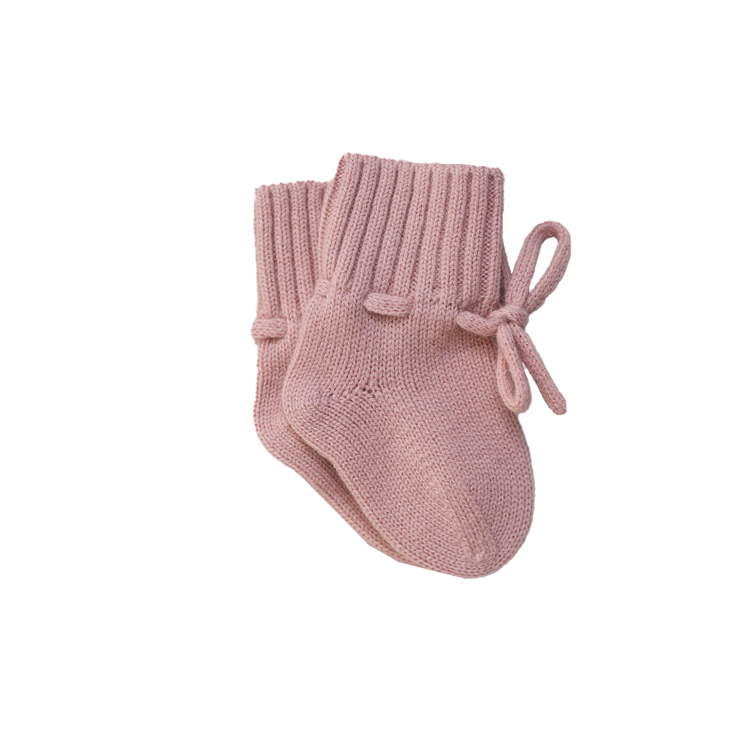 Merino Wol Slofjes - Nude Pink