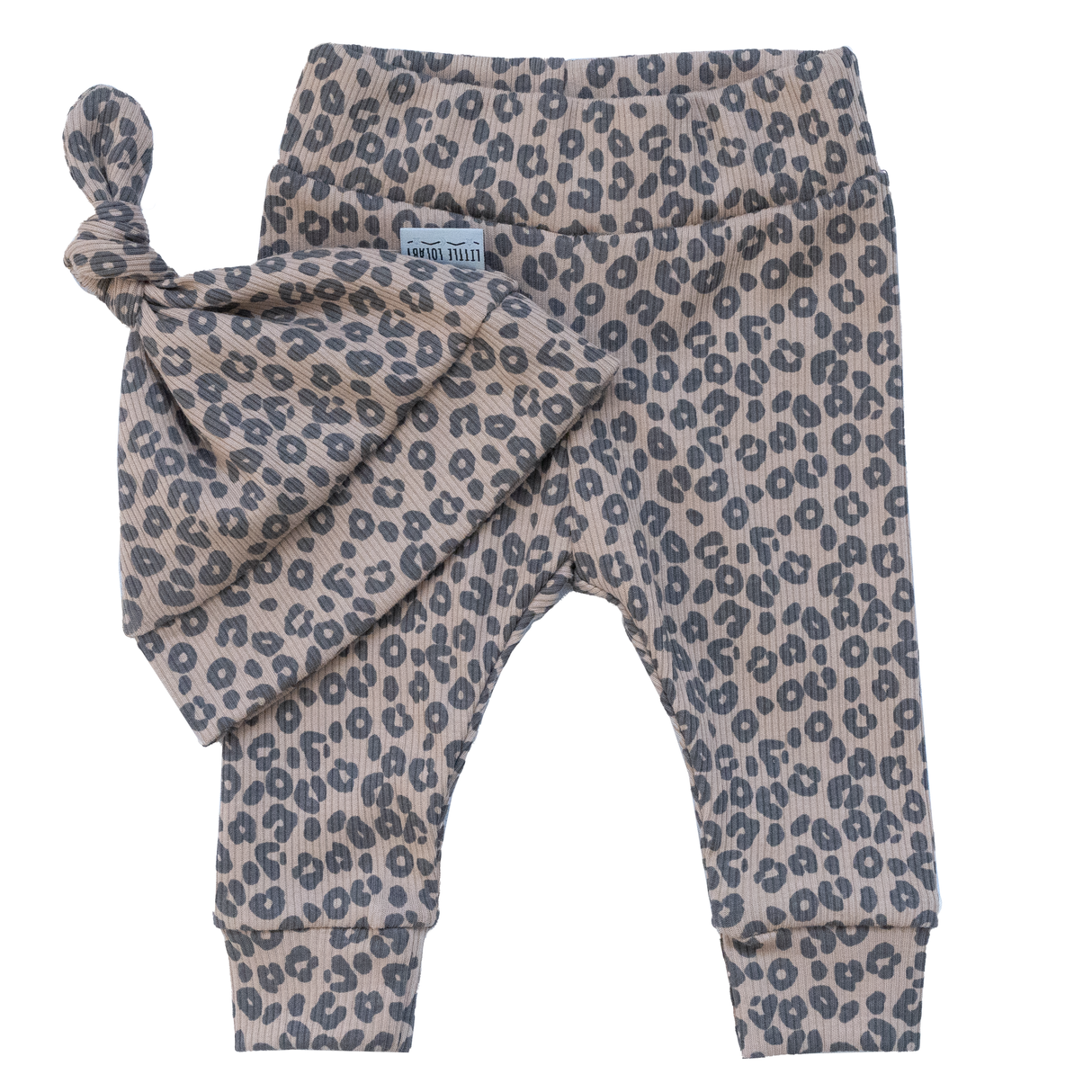 Newborn Muts + Broek - Panther Dark Beige