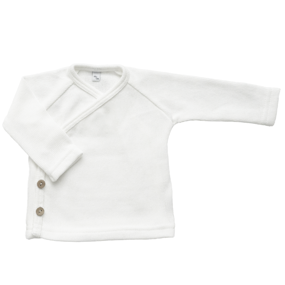 Overslagshirt Fijn Gebreid - Ecru