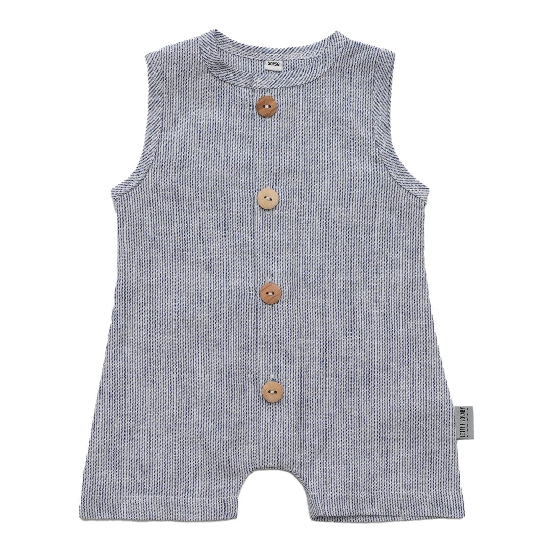 Romper Stripes Linen