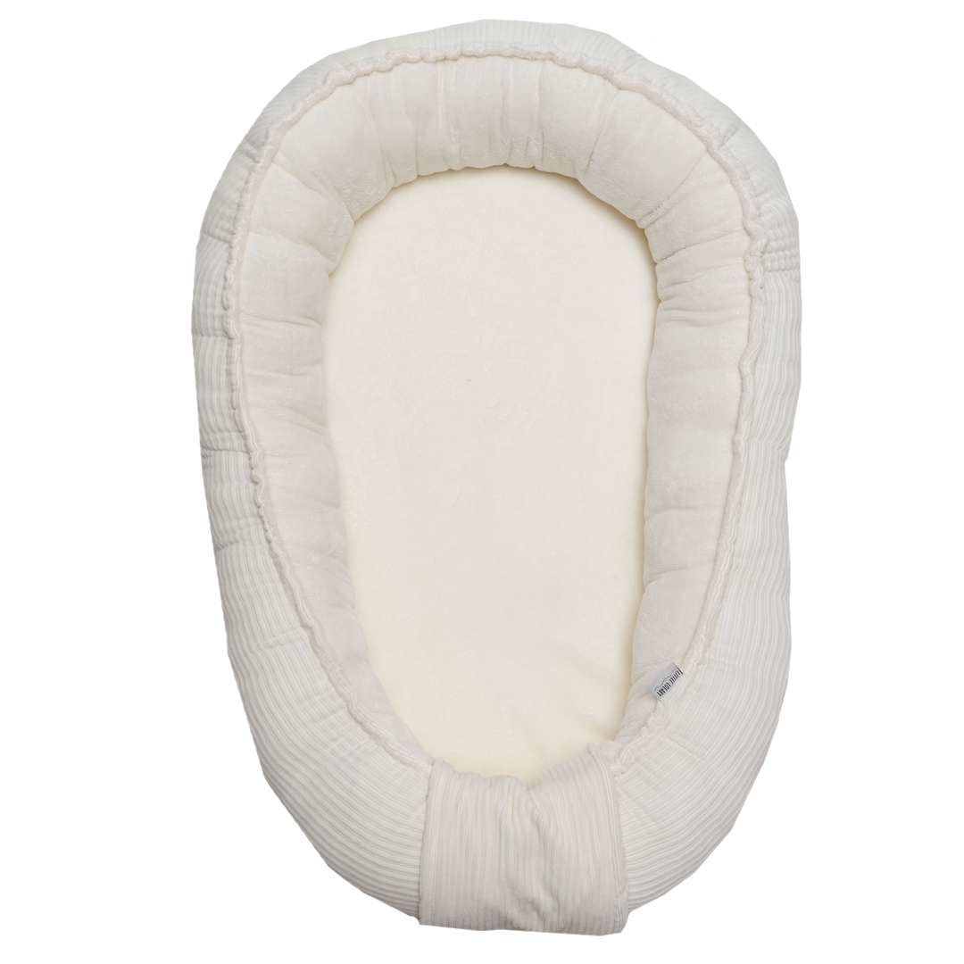 Babynestje - Rib Ecru