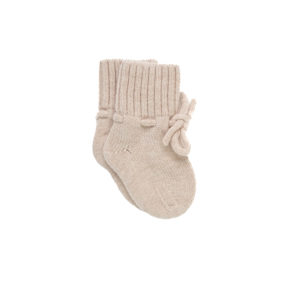 Merino Wol Slofjes - Sand