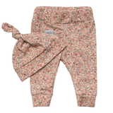 Newborn Muts + Broek - Peach Flowers