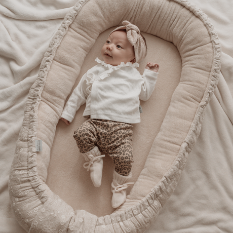 Newborn Muts + Broek - Panther Dark Beige