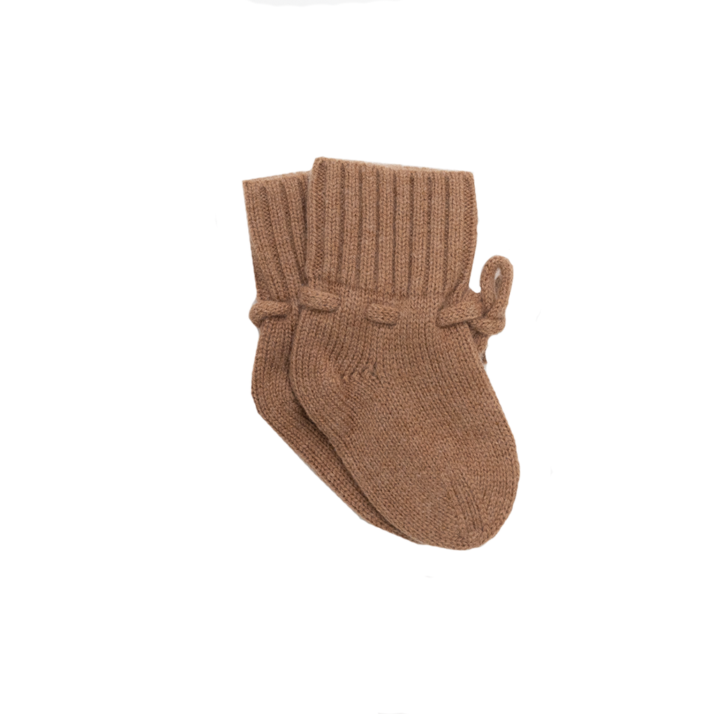 Merino Wol Booties Brown
