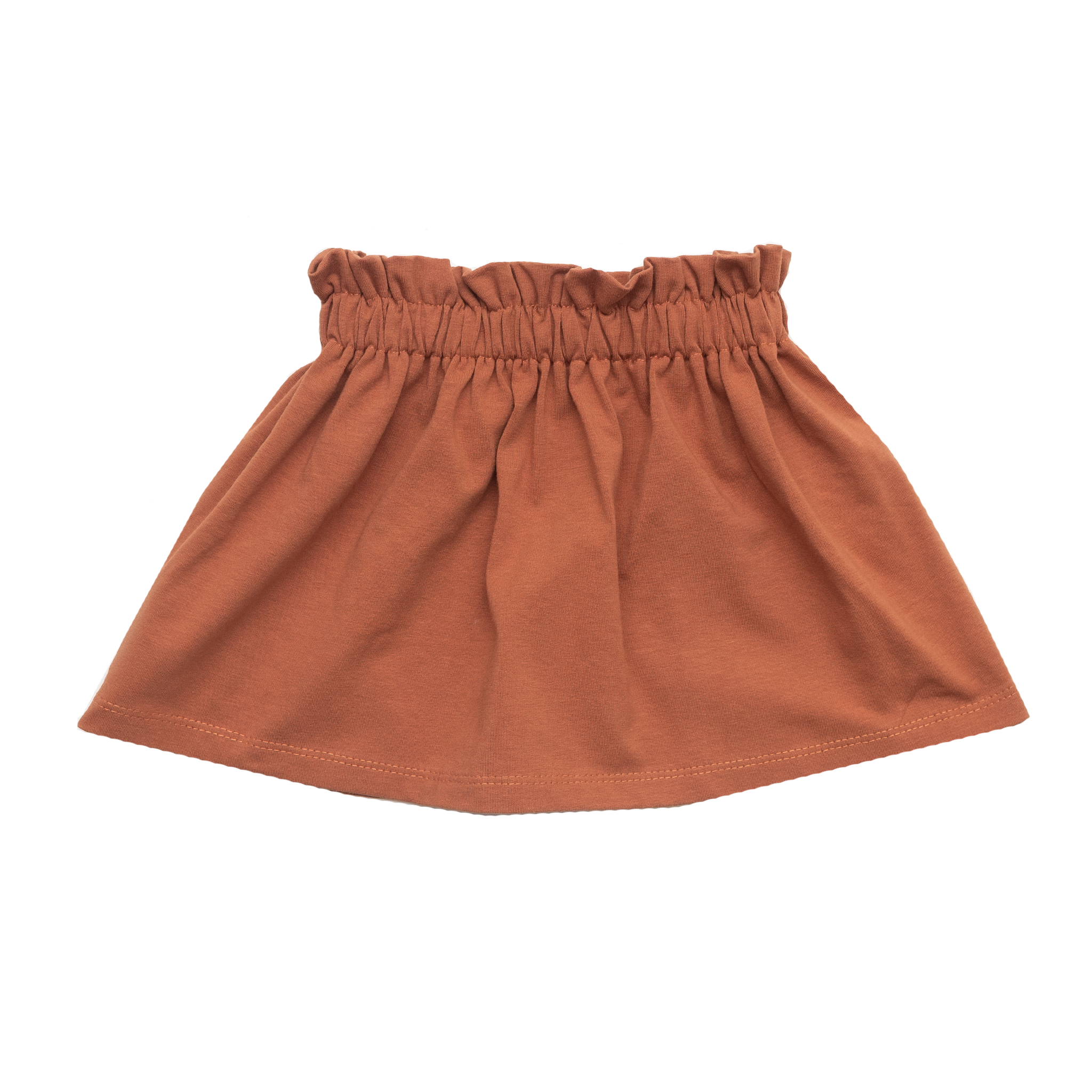 Rust paper bag shop skirt